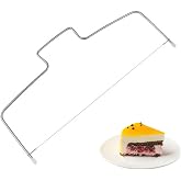 Cake and Cake Cutter, Cake Cutting Tool, Stainless Steel Cake Knife, Layer Separator, Wire Cutter