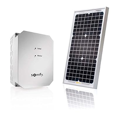 Somfy 2400961 Kit d'alimentation solaire Solarset, Gris