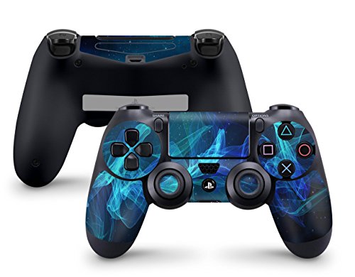 Skins4u Skin Sony Playstation 4 PS4 controller Sticker, Skins, design, adesivi, anche per Slim & Pro gamepads, con motivo, star-spiral