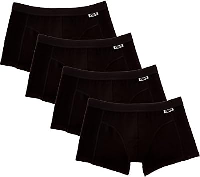 Dim Eco - Boxer - Lot de 4 - Homme - Noir - Large (Taille fabricant: 4)