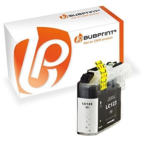Patrone Black kompatibel für Brother LC-123 LC123 LC-127 LC127 LC-125XL mit Chip