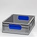 Produktbild Euroboxen Eurokiste Eurokasten Eurobehälter - 400 x 300 x 120 mm - Griffmulde blau - Eurokisten Eurobox Lagerbox Lagerboxen Lagerkiste Lagerkisten