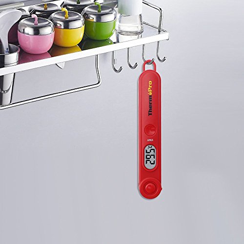 ThermoPro TP03 Instant Read küchenthermometer Bratenthermometer Küchenhelfer digital, Klappbar - 5