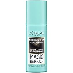 L'Oréal Paris Magic Retouch Ansatz-Kaschierspray, Dunkelbraun bis Schwarzbraun, 1er Pack (1 x 75 ml)