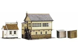 Superquick Signal Box and Coal Order Shed - 1/72 OO/HO - Card Model Kit