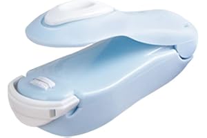 MIAWPAY Mini Bag Sealer Handheld Heat Vacuum Sealers Bag Resealer Sealer, Mini Sealing Machine for Chip Bags, Food Saver Storage Bags, Snack, Cereal Bags and Thick Plastic Bags (Blue)