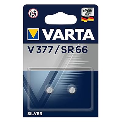 Varta Pack de 2 Piles Montres Oxyde d'Argent V377 SR66