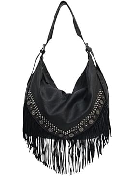 Mandoline (Farbauswahl) Damen Handtasche PU-Leder Beuteltasche