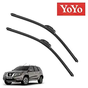 YoYo Car Wiper Blades for Nissan Terrano Set of 2 Pcs R 20 L 20