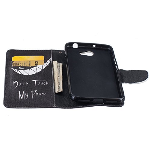 AYASHO® Huawei Y5II / Huawei Y5 2 Wallet Tasche Hülle – Ledertasche im Bookstyle – [Ultra Slim][Card Slot][Handyhülle] Flip Wallet Case Etui für Huawei Y5 II / Huawei Y5 2 (5.0 Zoll) – D07 - 6