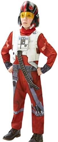magic Clown Boys Star Wars X-Wing Fighter Fancy Dress Costume Costume – 4-5 Years, 5-6 Years, Red