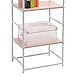 GreenForest® Wooden Storage Shelf Rack Modern Fresh Shelf Organizer Tray display unit living room,study room ,Bedroom