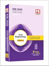 ESE 2021 Preliminary Exam : Civil Engineering Objective Paper - Volume II by MADE EASY: Vol. 2