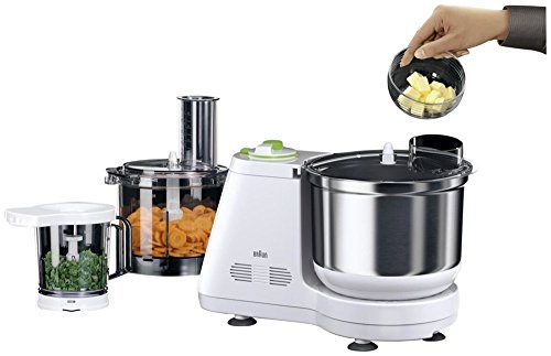 Braun KM 3050 Küchenmaschine Tribute Collection, 1 Liter, 900 Watt, weiß - 3
