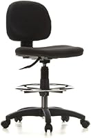 Hjh Office 648000 Si&egrave;ge Technique / Si&egrave;ge de Bureau Work 08 Tissu Noir