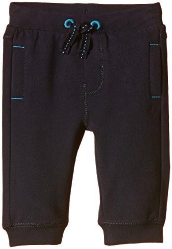 s.Oliver Baby Boys mit Tunnelzug Plain Sports Trousers, Blue (dark Blue 5958), 6-9 Months (Manufacturer size: 74/REG)