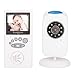 Produktbild MRDEER Babyphone mit Kamera Video Baby Monitor Delay-Free Technology Wireless Video Babyfon Babymonitor 2.4 Zoll 2.4GHz (Nachtsicht, Gegensprechfunktion,Temperatursensor,Schlaflieder) weiß