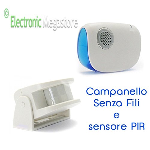 Campanello senza Fili Wireless con Sensore di movimento GBC