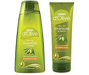 Dalan dOlive Combo - Repair Care Shampoo (400 ml) & Conditioner (200 ml)