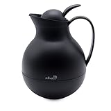 El termo para café grande tiene capacidad para 1 litro de bebida. Mide 21 cm de altura y un diámetro aproximado de 13 cm. La boca es ancha, por lo que es muy cómoda de lavar.