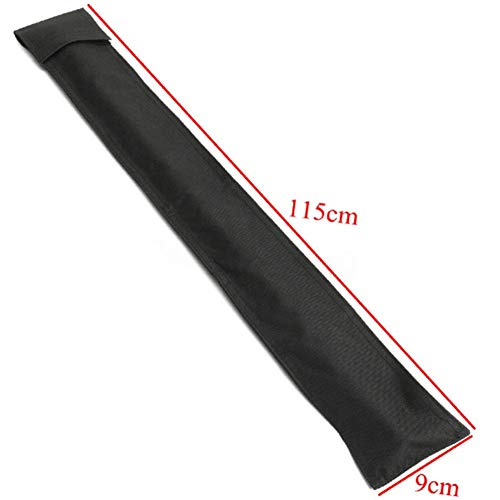 Rowentauk Snooker/Pool Cue Housse Etui Nylon Pool Cue Bâton de Billard Étui de Transport 1/2 3/4 Taille Noir