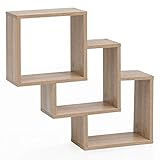 MATERIAL ✔ Das Würfelregal besteht aus mit Melaminharz beschichteter Spanplatte.