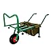 Produktbild FoxHunter Faltbar Angeln Trolley 1 One Pneumatische Rad Barrow Cart Buggy mit Beine Abnehmbare Tasche Neu
