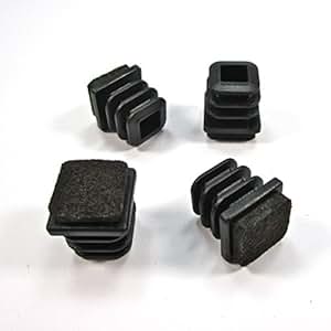 Chaumet Bague Lot De 5 Embouts De Pieds Pour Chaises Et Meubles - Transparents Avec Semelle En Feutre, Hauteur 16 Mm Patins Chaise