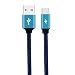 Produktbild Lifet USB Kabel, Type C Nylon Geflochten USB Kabel ladekabel Schnellladegerät Für Samsung Galaxy S9 S8 Xiaomi Huawei Mate 20/10/9 P20 / P10 / P9 Android-Smartphones Tablet-PCs (Blue)