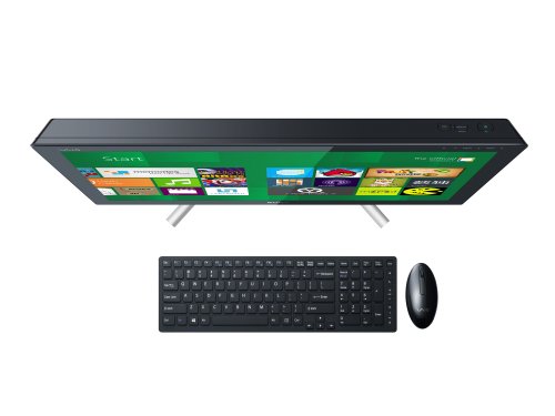 Sony VAIO SVL2412M1EB 60,7 cm (24 Zoll Touch) All-in-One Design Desktop PC (Intel Core i5 3210M, 2,5GHz, 8GB RAM, 1000GB HDD, NVIDIA GT 620M (2GB), Blu-ray, Win 8) schwarz - 2