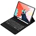Produktbild Schutzfolie für iPad Pro 11 Zoll, Jamicy® Stiftschlitz Gehäuseabdeckung + abnehmbare kabellose Bluetooth-Tastatur (Schwarz)