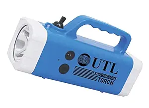 UTL Solar Torch with Emergency 20 SMD, Emergency Light, Rechargeable Torch (Multicolor, Rounded) (Solar)