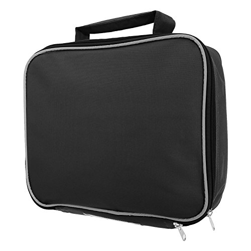 plain black lunch bag