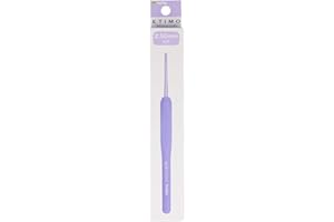 Tulip Etimo Murasaki Crochet Hook - Softgrip Ergonomic Aluminium Hook, Lightweight and Smooth Tip for All Yarn Types, Purple Handle, 2.50mm - 1 Piece