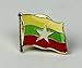 Produktbild Myanmar Birma NEU Pin Anstecker Flagge Fahne Nationalflagge Flaggenpin Button Badge Flaggen Clip Anstecknadel