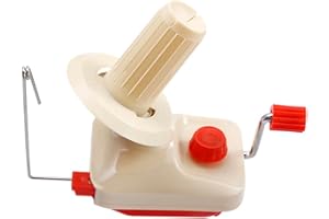 ACETCHS Bobina de bolas, bobinadora de bolas de hilo, telar de ganchillo, hilo Swift, hilo de fibra, bola de lana, kit de herramientas de bricolaje, herramienta de punto manual para enrollar fibras de