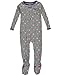 Carter's Baby Girls' "2-Tone Hearts" Footed Coverall - gray multi, 24 months