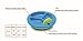 Foryee Baby Keeping Warm Stay Put Divided Suction Warming Plate - Blue