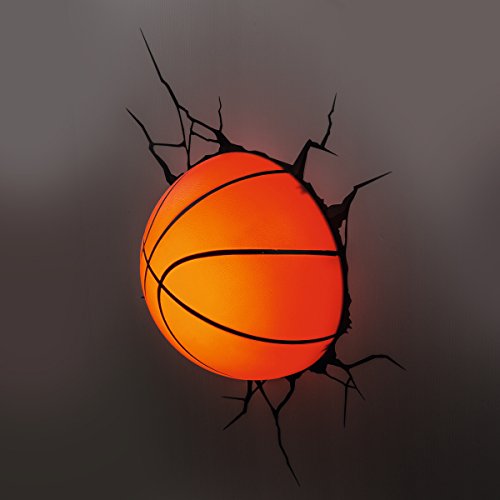 3DLightFX Wandleuchte Wandtattoo Lampe BASKETBALL - 2