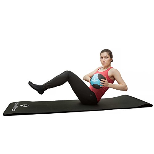 Medizinball »Medical« / 1kg 2kg 3kg 4kg 5kg 6kg 7kg 8kg 9kg 10kg / Fitnessball / Gewichtsball / Leichte bis sehr schwere Gymnastikbälle in professioneller Studio-Qualität aus rutschfesten PVC / erhältlich in unterschiedlichen Farbcodierung - 9