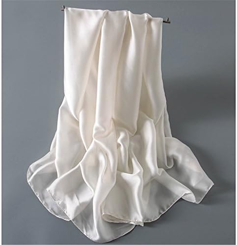 XJIH Spring Summer Autumn Winter Season Chiffon Scarf Woman Sunscreen Scarf Shawl Long Beach Towel/180X90Cm A01