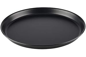 APS pizzaform rund Ø 30/28,3 x 2,5 cm – pizzaplåt av blåplåt, inte belagd, lång livslängd, för professionell pizzabakning