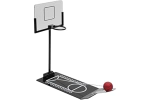 CRSUSUKJ Canestro da Pallacanestro Giocattolo Miniatura Office Desktop Ornament Decorazione Canestro,Canestro da Basket Pieghevole Giocattolo Gioco da Tavolo per Gli Amanti del Basket Regalo