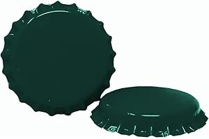 HUGSTER Crown Cap Metal Bottle Tops (26mm-Daraform Liner) Home Brew Beer Bottle - (Various) (Dark Green, 150)