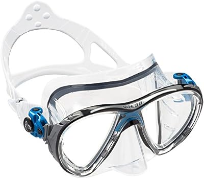 Cressi - Masque de plongée Sous Marine pour Adulte - Big Eyes Evolution - Bleu (Transparent/Bleu) - Taille Unique