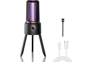 SWTOIPIG Elektryczna pułapka na komary i muchy Zappe, wydajna lampa do zawieszenia, do domu, na taras, do użytku wewnątrz i na zewnątrz