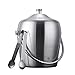 Produktbild Eiskübel, Eiswürfelbehälter, mit Klemme und Deckel, doppelt isoliertem Edelstahl, Wein, Bartheke für Barbecue-Cocktailparty (Size : 1.2L)