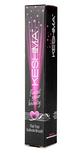 Flat Top Kabuki Pinsel von Keshima ★ Premium Foundation Pinsel, Polierpinsel, Verlaufspinsel, Gesichtspinsel ★ 100% Zufriedenheit oder Geld zurück - 4