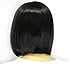 Kalyss Women's Bob Short wig Black Color Heat Resist Cospaly party Hair Wig