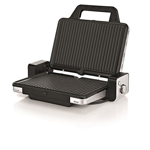 WMF LONO Kontaktgrill 2-in-1, Tischgrill, spülmaschinenfeste Grillplatten, 2100 W, cromargan matt/silber - 11